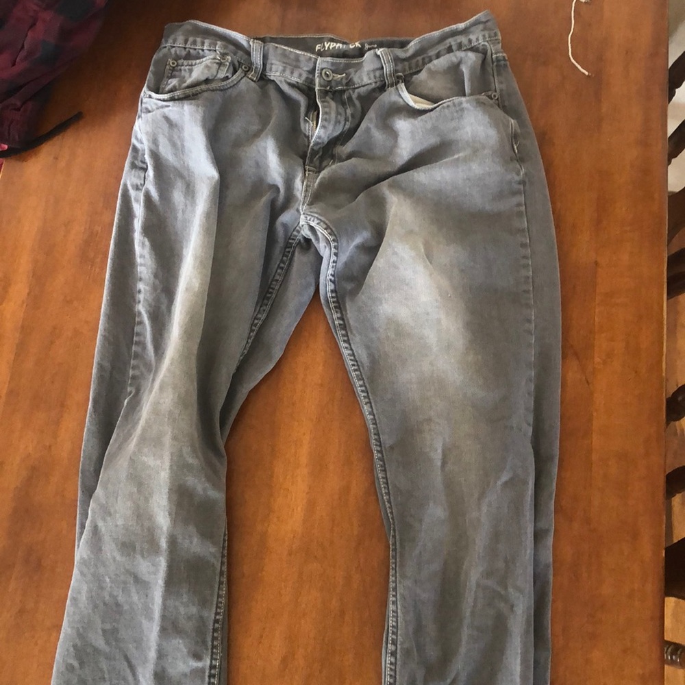 Gray Flypaper Jeans - Picture 1 of 2